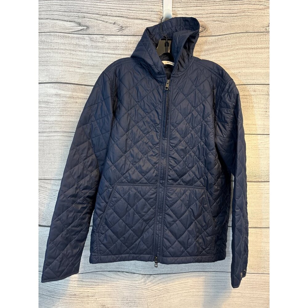 Peter Millar Mens Essex Full Zip Hoodie Size M